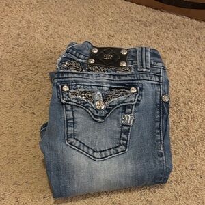 Miss Me Stylish Blue Embellished Women Jeans